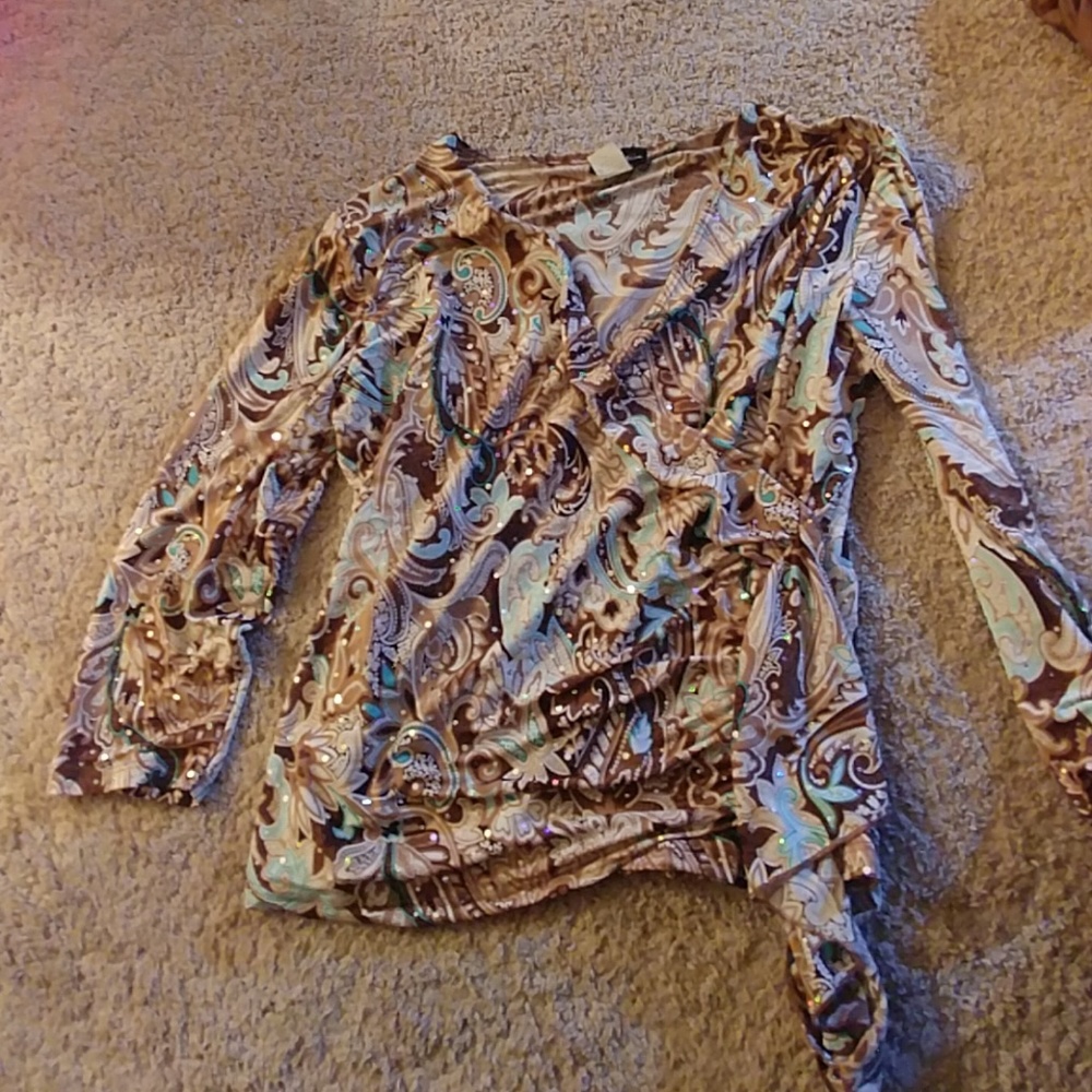 Mock wrap top